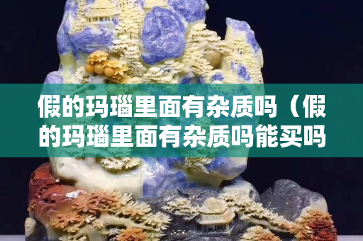 假的玛瑙里面有杂质吗（假的玛瑙里面有杂质吗能买吗）