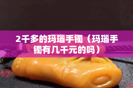 2千多的玛瑙手镯（玛瑙手镯有几千元的吗）