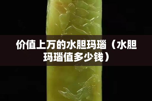 价值上万的水胆玛瑙（水胆玛瑙值多少钱）