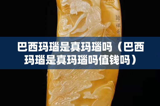 巴西玛瑙是真玛瑙吗（巴西玛瑙是真玛瑙吗值钱吗）