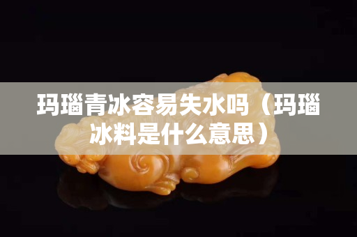 玛瑙青冰容易失水吗（玛瑙冰料是什么意思）