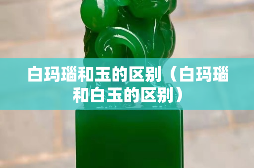 白玛瑙和玉的区别（白玛瑙和白玉的区别）