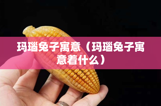 玛瑙兔子寓意（玛瑙兔子寓意着什么）