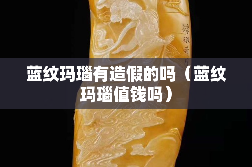 蓝纹玛瑙有造假的吗（蓝纹玛瑙值钱吗）