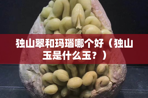 独山翠和玛瑙哪个好（独山玉是什么玉？）