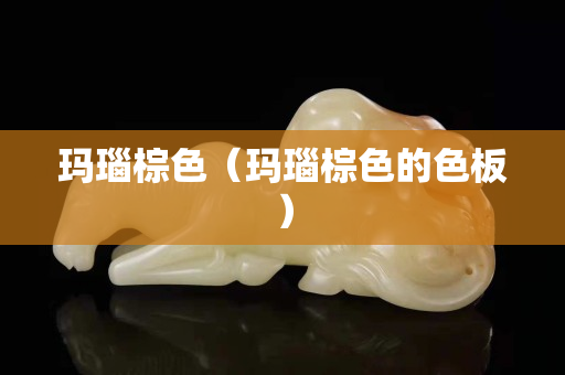 玛瑙棕色（玛瑙棕色的色板）