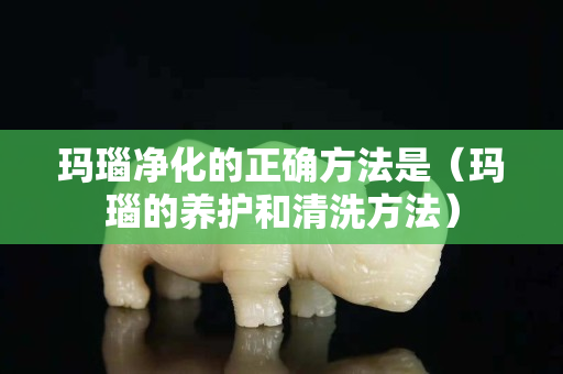 玛瑙净化的正确方法是（玛瑙的养护和清洗方法）