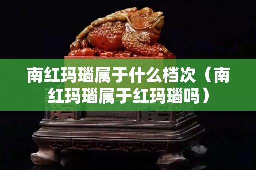 南红玛瑙属于什么档次（南红玛瑙属于红玛瑙吗）