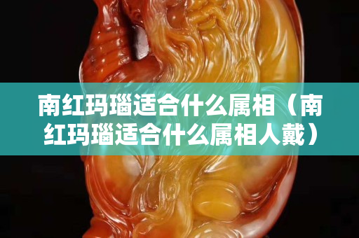 南红玛瑙适合什么属相（南红玛瑙适合什么属相人戴）