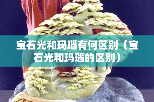 宝石光和玛瑙有何区别（宝石光和玛瑙的区别）