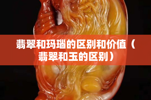 翡翠和玛瑙的区别和价值（翡翠和玉的区别）