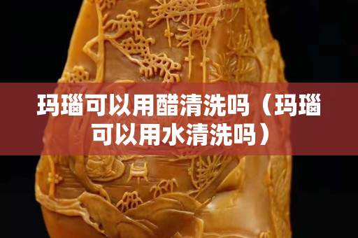 玛瑙可以用醋清洗吗（玛瑙可以用水清洗吗）