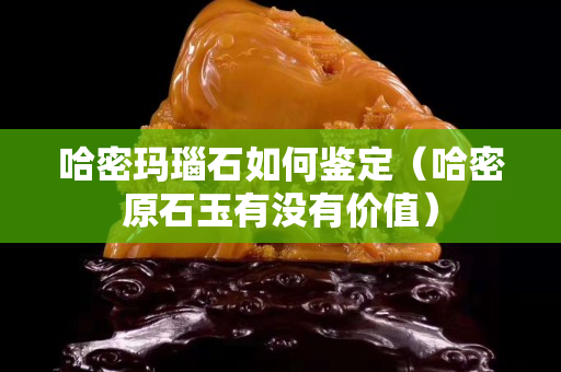 哈密玛瑙石如何鉴定（哈密原石玉有没有价值）