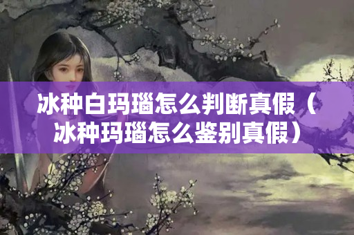 冰种白玛瑙怎么判断真假（冰种玛瑙怎么鉴别真假）
