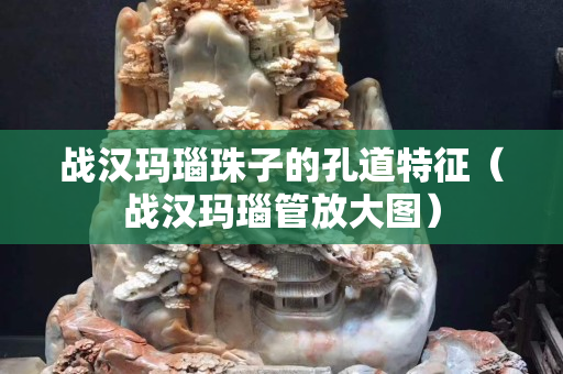 战汉玛瑙珠子的孔道特征（战汉玛瑙管放大图）
