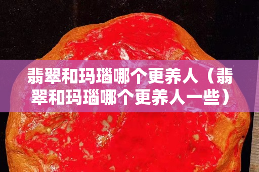 翡翠和玛瑙哪个更养人（翡翠和玛瑙哪个更养人一些）