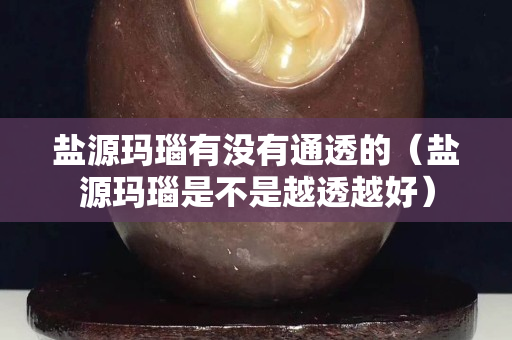 盐源玛瑙有没有通透的（盐源玛瑙是不是越透越好）