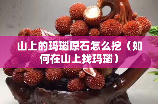 山上的玛瑙原石怎么挖（如何在山上找玛瑙）