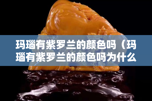 玛瑙有紫罗兰的颜色吗（玛瑙有紫罗兰的颜色吗为什么）