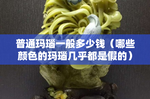 普通玛瑙一般多少钱（哪些颜色的玛瑙几乎都是假的）