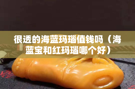 很透的海蓝玛瑙值钱吗（海蓝宝和红玛瑙哪个好）
