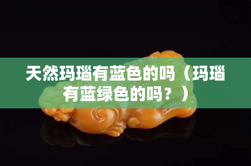 天然玛瑙有蓝色的吗（玛瑙有蓝绿色的吗？）
