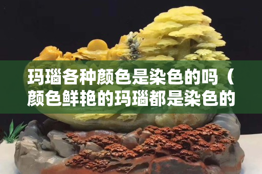 玛瑙各种颜色是染色的吗（颜色鲜艳的玛瑙都是染色的吗）
