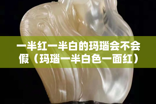 一半红一半白的玛瑙会不会假（玛瑙一半白色一面红）