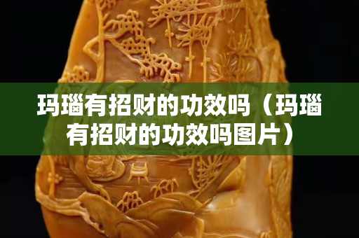 玛瑙有招财的功效吗（玛瑙有招财的功效吗图片）