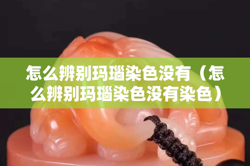 怎么辨别玛瑙染色没有（怎么辨别玛瑙染色没有染色）