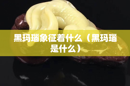 黑玛瑙象征着什么（黑玛瑙是什么）