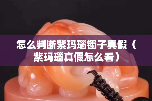 怎么判断紫玛瑙镯子真假（紫玛瑙真假怎么看）