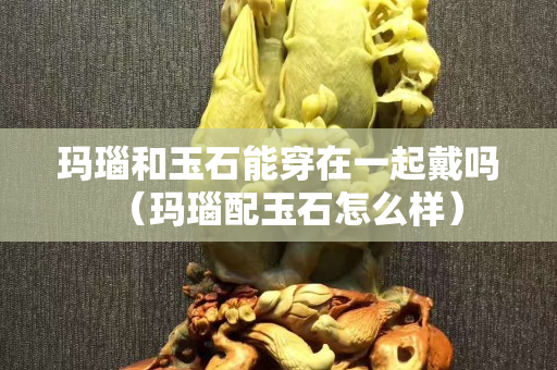 玛瑙和玉石能穿在一起戴吗（玛瑙配玉石怎么样）