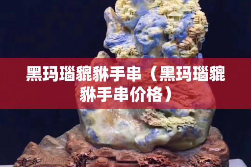 黑玛瑙貔貅手串（黑玛瑙貔貅手串价格）