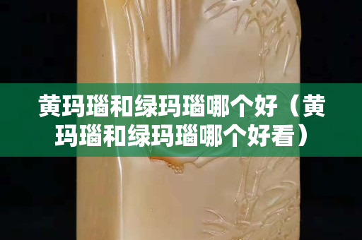 黄玛瑙和绿玛瑙哪个好（黄玛瑙和绿玛瑙哪个好看）