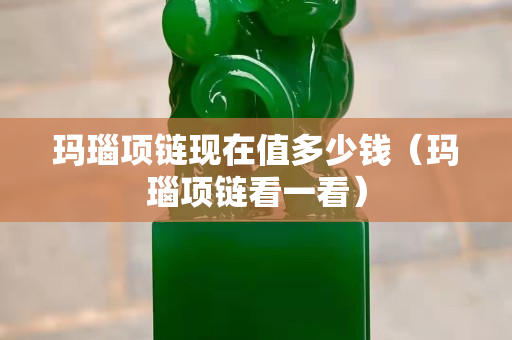 玛瑙项链现在值多少钱（玛瑙项链看一看）