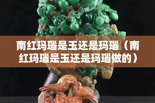 南红玛瑙是玉还是玛瑙（南红玛瑙是玉还是玛瑙做的）