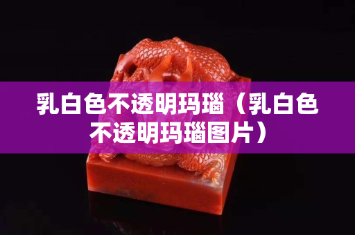 乳白色不透明玛瑙（乳白色不透明玛瑙图片）