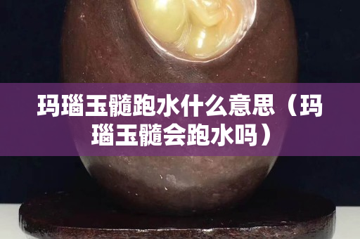 玛瑙玉髓跑水什么意思（玛瑙玉髓会跑水吗）