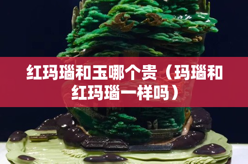 红玛瑙和玉哪个贵（玛瑙和红玛瑙一样吗）