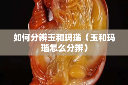 如何分辨玉和玛瑙（玉和玛瑙怎么分辨）