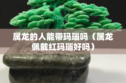 属龙的人能带玛瑙吗（属龙佩戴红玛瑙好吗）