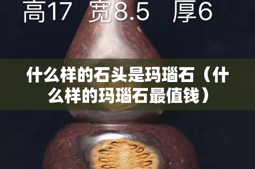 什么样的石头是玛瑙石（什么样的玛瑙石最值钱）