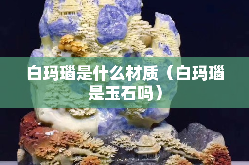 白玛瑙是什么材质（白玛瑙是玉石吗）