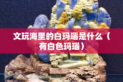 文玩海里的白玛瑙是什么（有白色玛瑙）