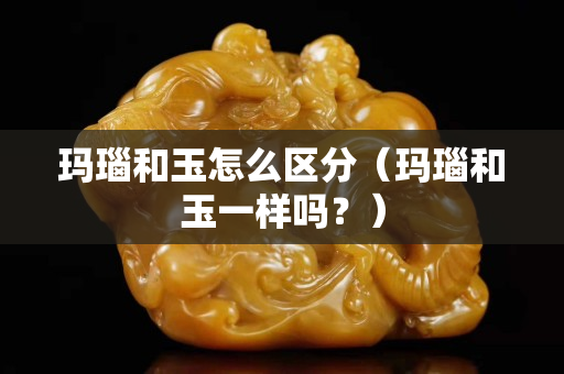 玛瑙和玉怎么区分（玛瑙和玉一样吗？）