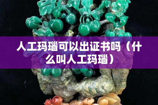 人工玛瑙可以出证书吗（什么叫人工玛瑙）