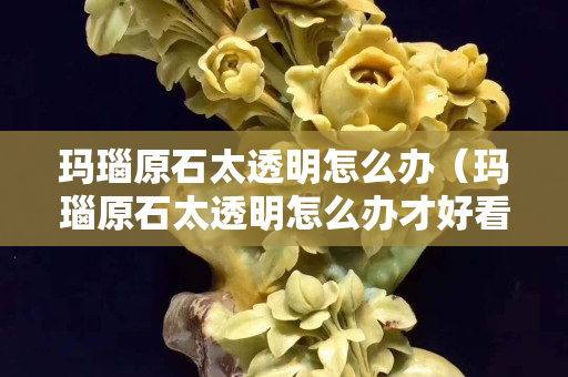 玛瑙原石太透明怎么办（玛瑙原石太透明怎么办才好看）