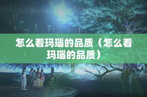怎么看玛瑙的品质（怎么看玛瑙的品质）