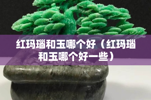 红玛瑙和玉哪个好（红玛瑙和玉哪个好一些）